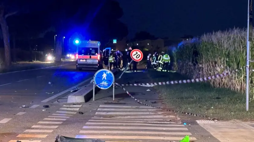 Jesolo, il luogo dell'incidente stradale in cui è morta una ragazza di 22 anni