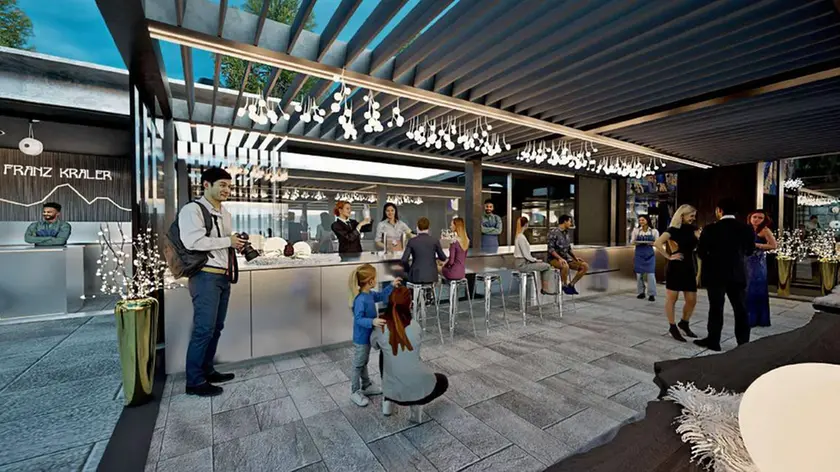 Ecco come sarà lo Chalet Franz Kraler - Club Moritzino di Cortina