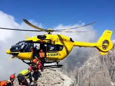 Un intervento di soccorso alpino