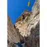Un momento del recupero dell'infortunato sulla Cima Grande di Lavaredo