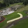 Lo squarcio sul terreno