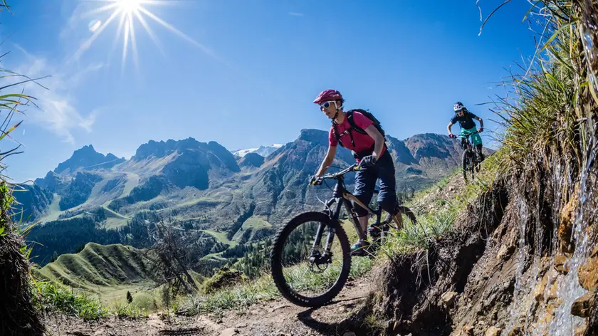 Bikers sulle Dolomiti