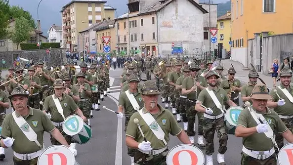 La fanfara della Brigata Cadore