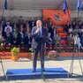Il ministro della Difesa, Guido Crosetto, a Gorizia