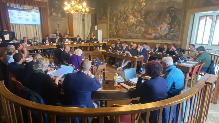 L'aula del consiglio comunale