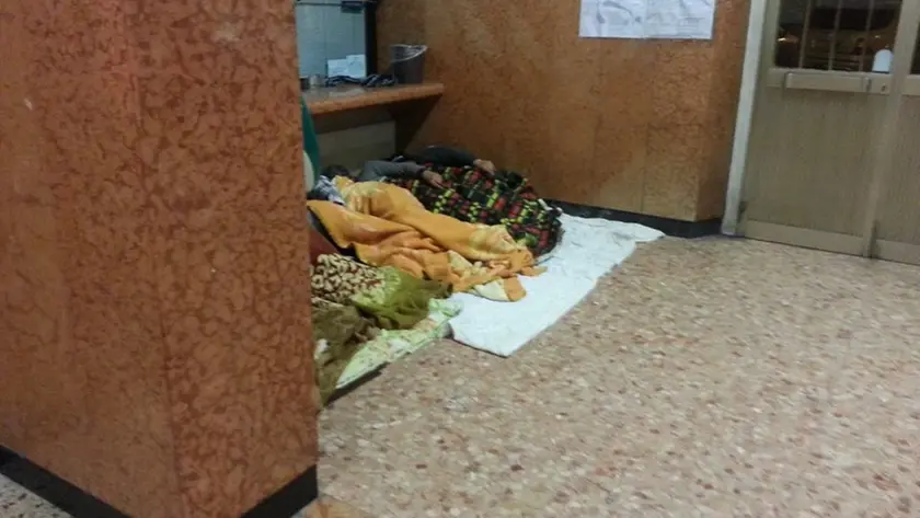 Senza fissa dimora in stazione