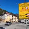 Galleria Comelico, la calotta a rischio crollo