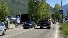 Uno scorcio di via Tiziano Vecellio, dove è avvenuto l'incidente