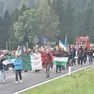 Il corteo in Cansiglio