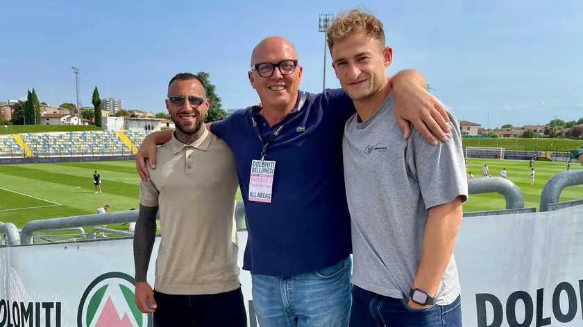 Giacomo Marangon, Paolo De Cian e Pablo Perez