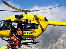 Soccorso alpino in azione