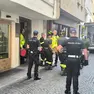 L'intervento di soccorso a Belluno