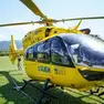 Un intervento di soccorso dell'elicottero Falco