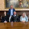 Stefania Constantini durante l’incontro con il sindaco di Belluno e gli assessori