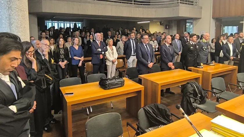 L'aula piena per la commemorazione di Antonella Coniglio