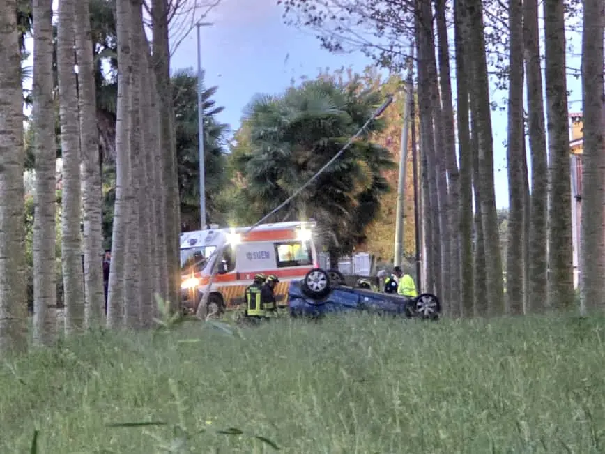 Il luogo in cui è avvenuto l'incidente mortale a Castelfranco