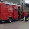 I vigili del fuoco impegnati in una ricerca persona