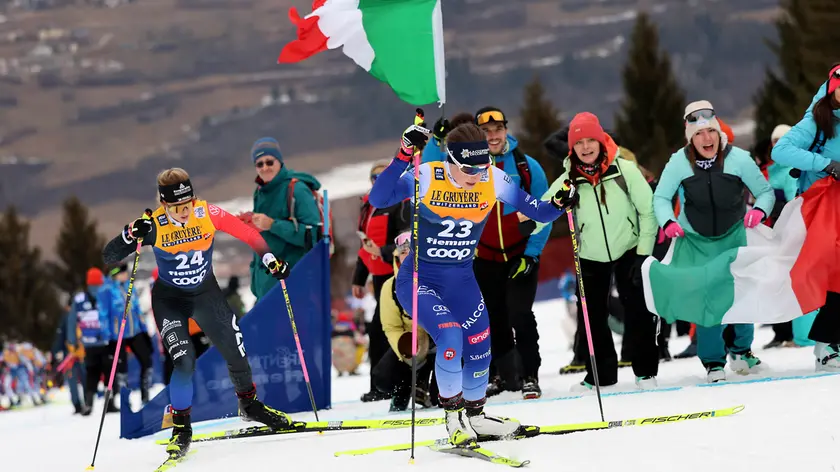 Anna Comarella sul Cermis al Tour de Sli 2025