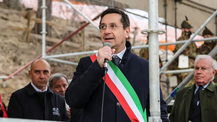 Gianluca Lorenzi, sindaco di Cortina