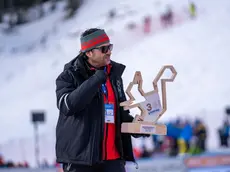 L'ex campione di sci Alberto Tomba