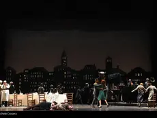 Un momento di Wozzeck a teatro