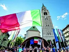 Festa a Cortina per l'assegnazione dei Giochi olimpici invernali