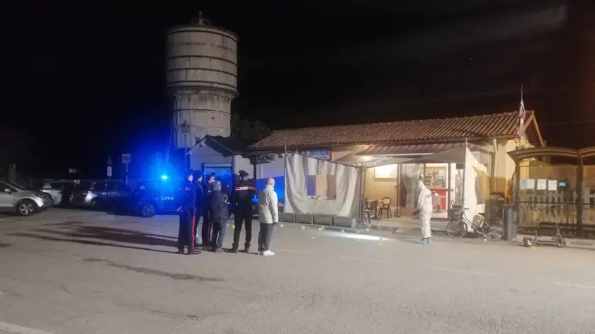 La scena del delitto alla stazione ferroviaria di Fener