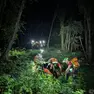 Un intervento notturno del Soccorso Alpino (foto d'archivio)