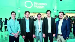I co-founder di Proxima Fusion: da destra, Francesco Sciortino, Jorrit Lion, Lucio Milanese, Jonathan Schilling e Martin Kubie