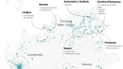 La tabella con i dati di Arbnb