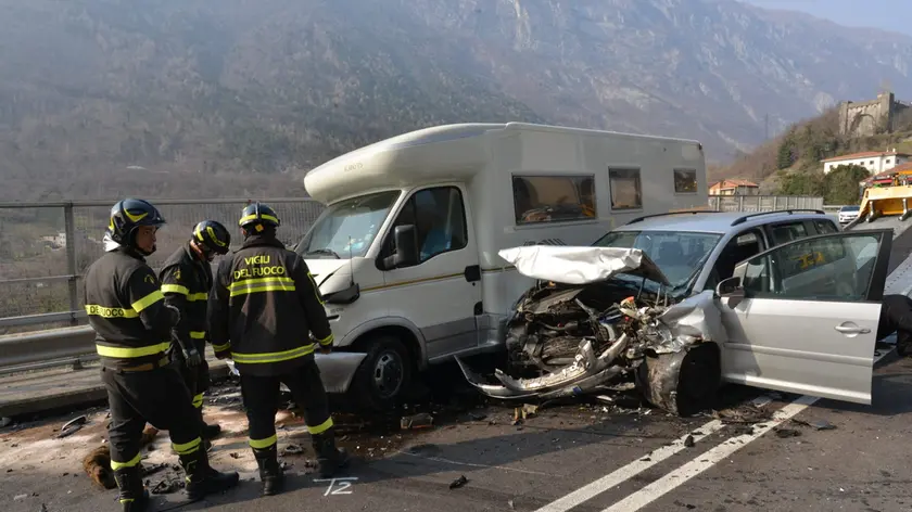 Lo schianto a Fadalto