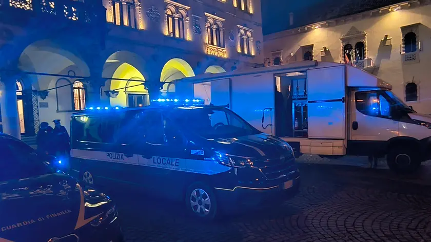 Il camper antidroga della Polizia locale di Belluno