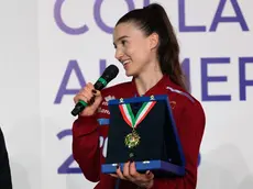 La premiazione della cortinese Stefania Constantini