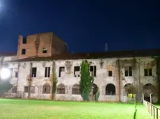 Il luogo in cui la ragazza è precipitata nel vuoto