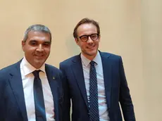 Il vicepresidente di palazzo Ferro Fini Enoch Soranzo e il capogruppo della Lega Alberto Villanova (Lega)