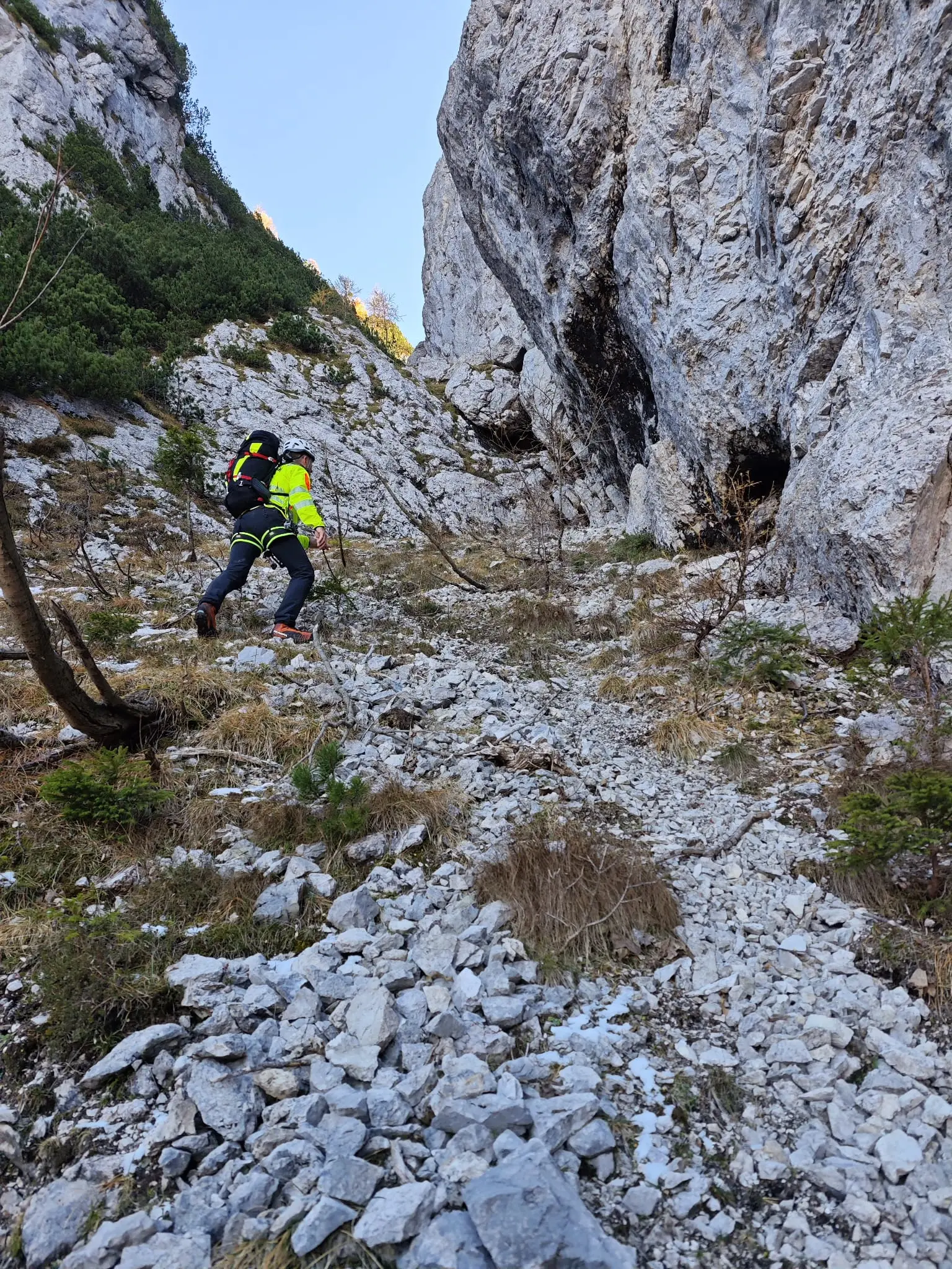 Le ricerche dell'escursionista disperso a Cencenighe