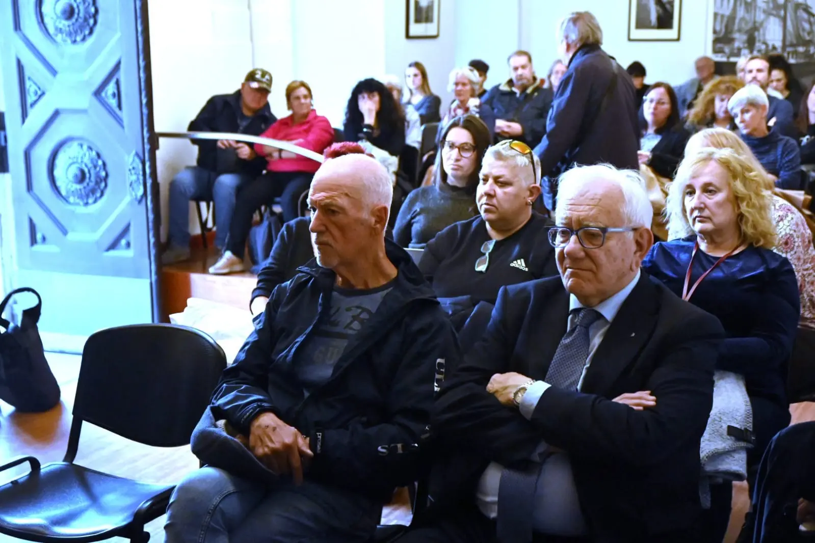 Visintin fra il pubblico. Foto Bruni