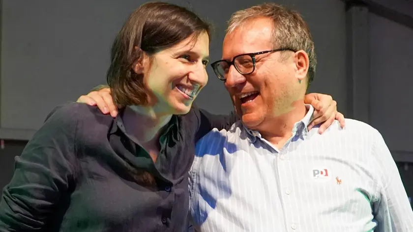 Elly Schlein e Giovanni Manildo