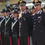 I giovani carabinieri in piazza Battisti con i vertici provinciali