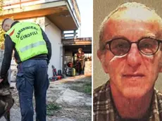 A sinistra le ricerche riprese giovedì (foto Tibaldi), a destra Vito Mezzalira