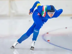 La cadorina Emily Tormen in azione