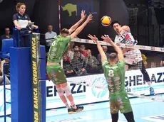 Riccardo Mian quando era al Belluno Volley