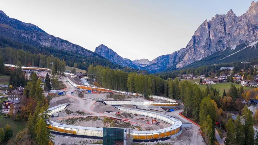 La pista da bob di Cortina