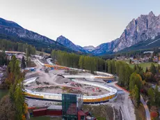 La pista da bob di Cortina