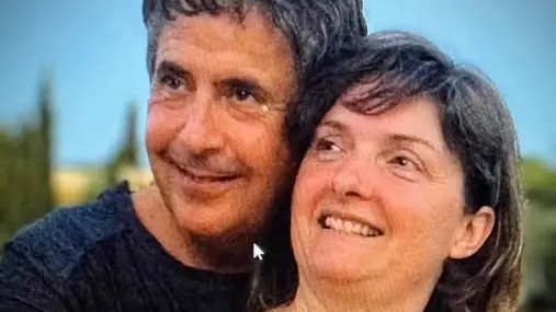 Katja Frison con il marito Massimo Ferigutti