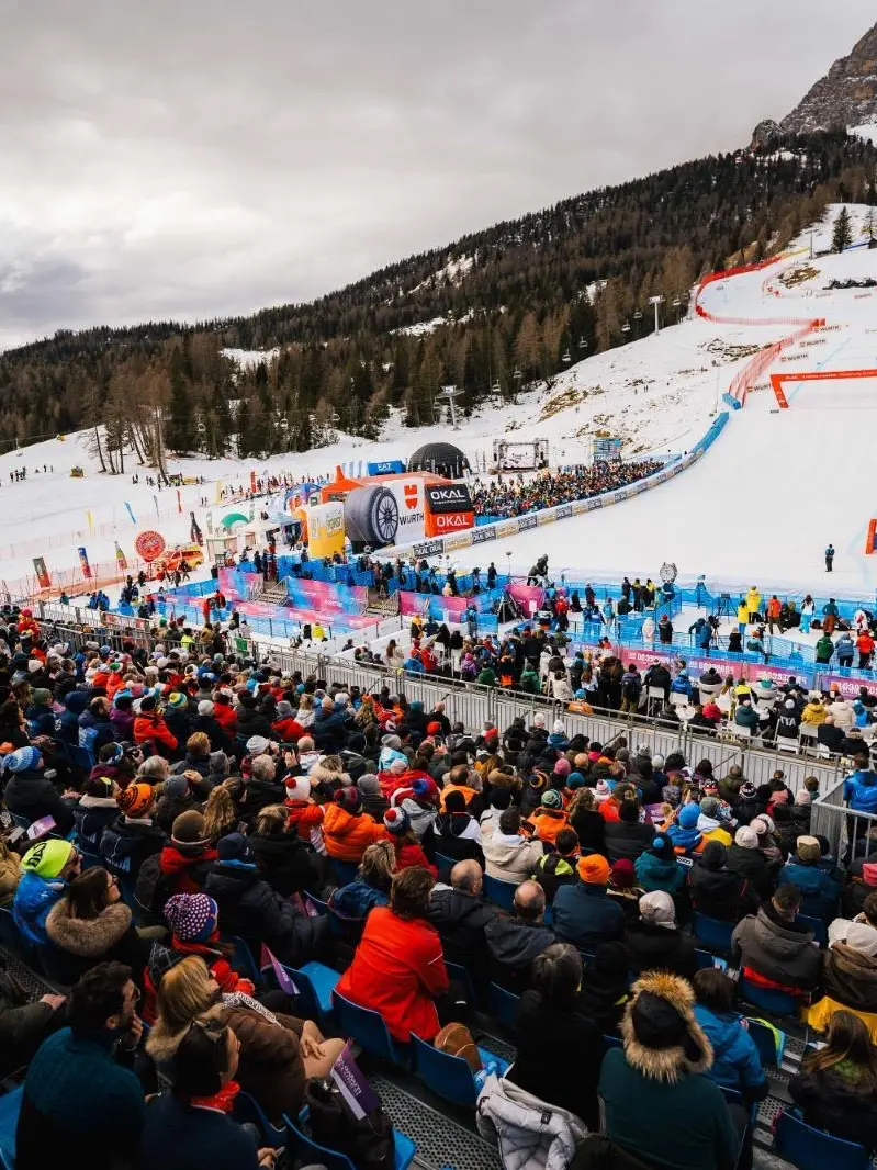 L’area della pista Olympia delle Tofane