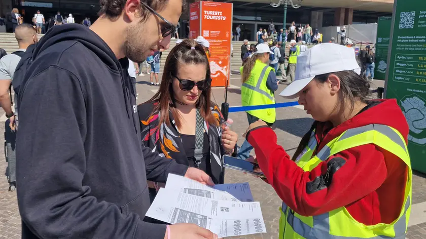 Verifiche del pagamento del contributo d'accesso a Venezia