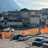 Il cantiere aperto a Longarone per la riqualificazione delle ex Poste