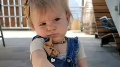 La piccola Ludovica Nessenzia