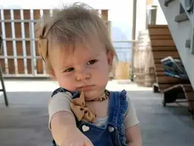 La piccola Ludovica Nessenzia